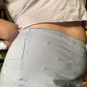Polka dot pastel pants